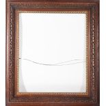 19th C Antique American Carved Oak Frame