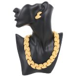 Park Lane Gilt Chunky Link Necklace & Earrings