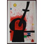 Joan Miro (1893-1983) Spanish, Color Lithograph