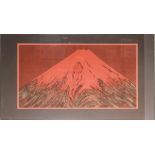 Japanese Red Fuji Print