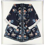 Chinese Forbidden Stitch Kimono, Framed