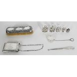 (10) Pieces of Ladies Silver Personal Accessories