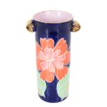 Floral Rosenwald Ceramic Double Handled Vase