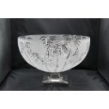 Magnificent Faberge Glass Centerpiece Bowl