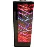 Modern Abstract Pedestal Stand w Neon Lights