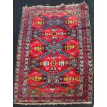 Kuba Tribal Woven Oriental Rug