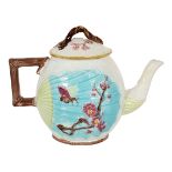 Antique English Majolica Teapot