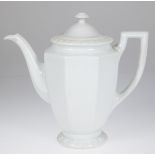 Kaffeekanne, Rosenthal, Maria weiß, H. 20,5 cm