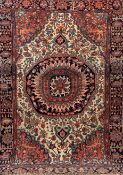 Antiker Sarok, Persien, Pflanzenfarben, 156x96 cm