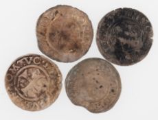 5 Münzen, Stralsund um 1550
