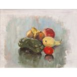 Ehlert "Früchtestilleben", Öl/Hartfaser, sign. u.l., 39x48,5 cm, Rahmen