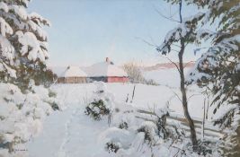 Jegorov, Andreij (1878 Arrokula bei Reval - 1954 Tallinn/Estland, Baltisch-russischer Maler) "Versc