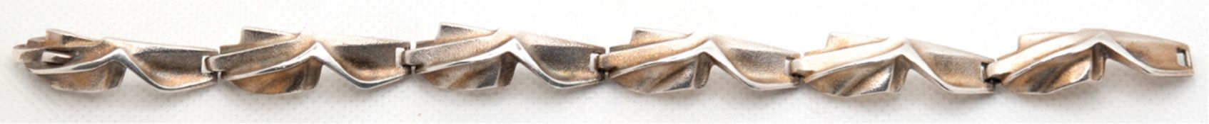 Armband, Lapponia, 925er Silber, punziert, 25,2 g, B. 1 cm,  L. 18,5 cm