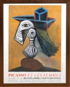 Ausstellungsplakat "Picasso et les Femmes", Kunstsammlungen Chemnitz 22.10.2002-19.1.2003, dat. 3.1