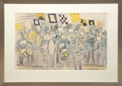 Dufy, Raoul (1877 Le Havre-1953, Forcalquier, Frankreich) "Die Musikkapelle Le Havre" Org. Litho, s