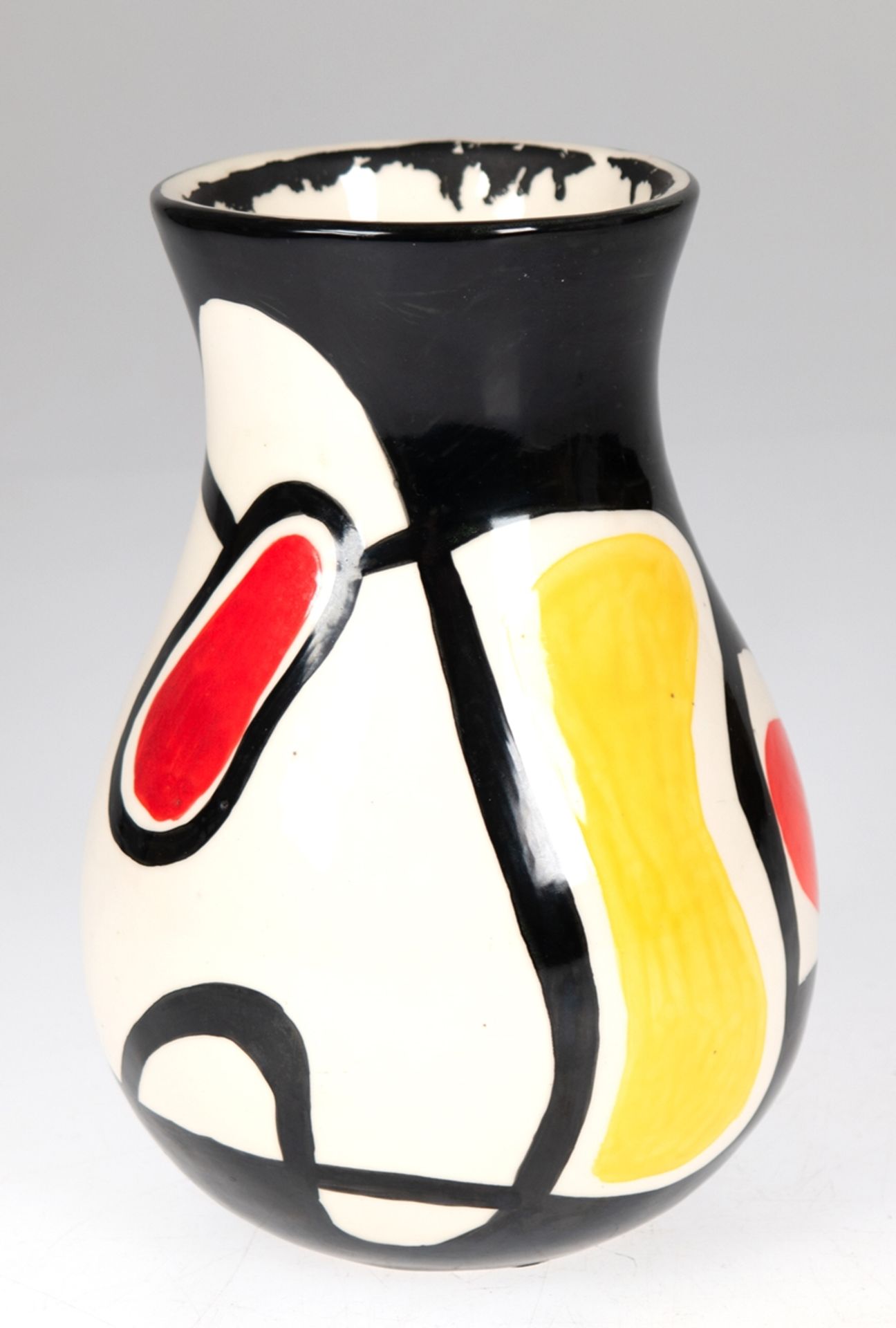 Keramik-Vase, Frankreich 1950er Jahre, aus Werkstatt von Roland Brice (1911-1989), der ein Schüler