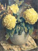 Moll, Evert (1878 Voorburg-1955 Den Haag) "Stilleben mit Chrysanthemen", Öl/Lw., sign. u.r., 81x61,