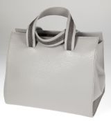 Handtasche, Fabiana Filippi, neuwertig (599 ,- €), graues Leder, Magnetverschluß, innen Seitenfach