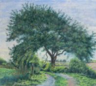 Facklam, Wilhelm (1893 Upahl bei Grevesmühlen-1972 Winkelhaid bei Nürnberg) "Sommerlandschaft", Go