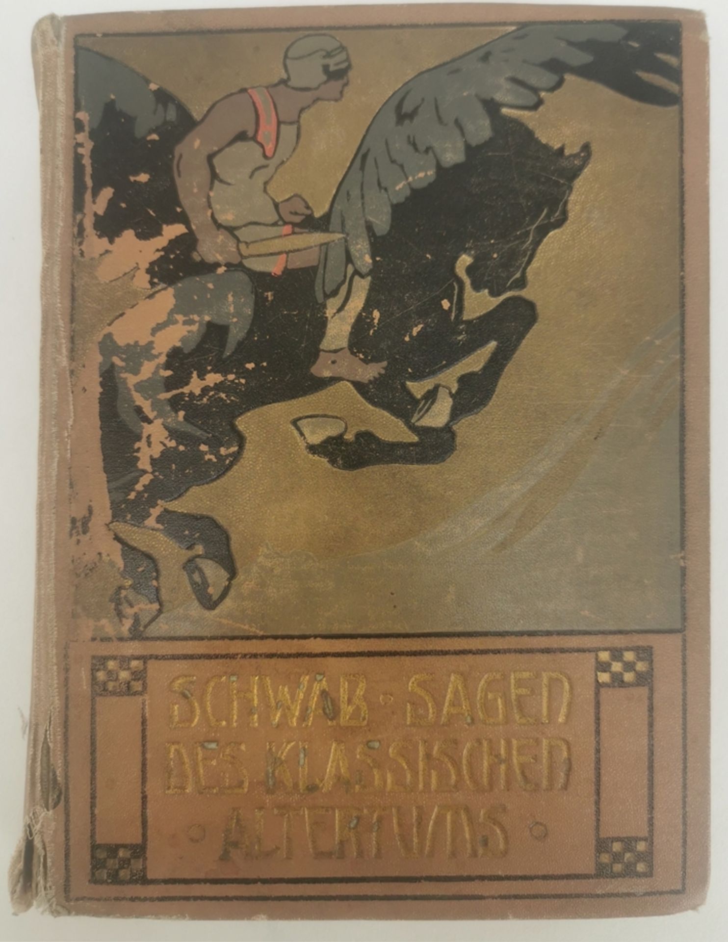 Schwab, Gustav "Sagen des klassischen Altertums", mit 6 Buntbildern, um 1920, Loewes Verlag Ferdina - Bild 2 aus 2