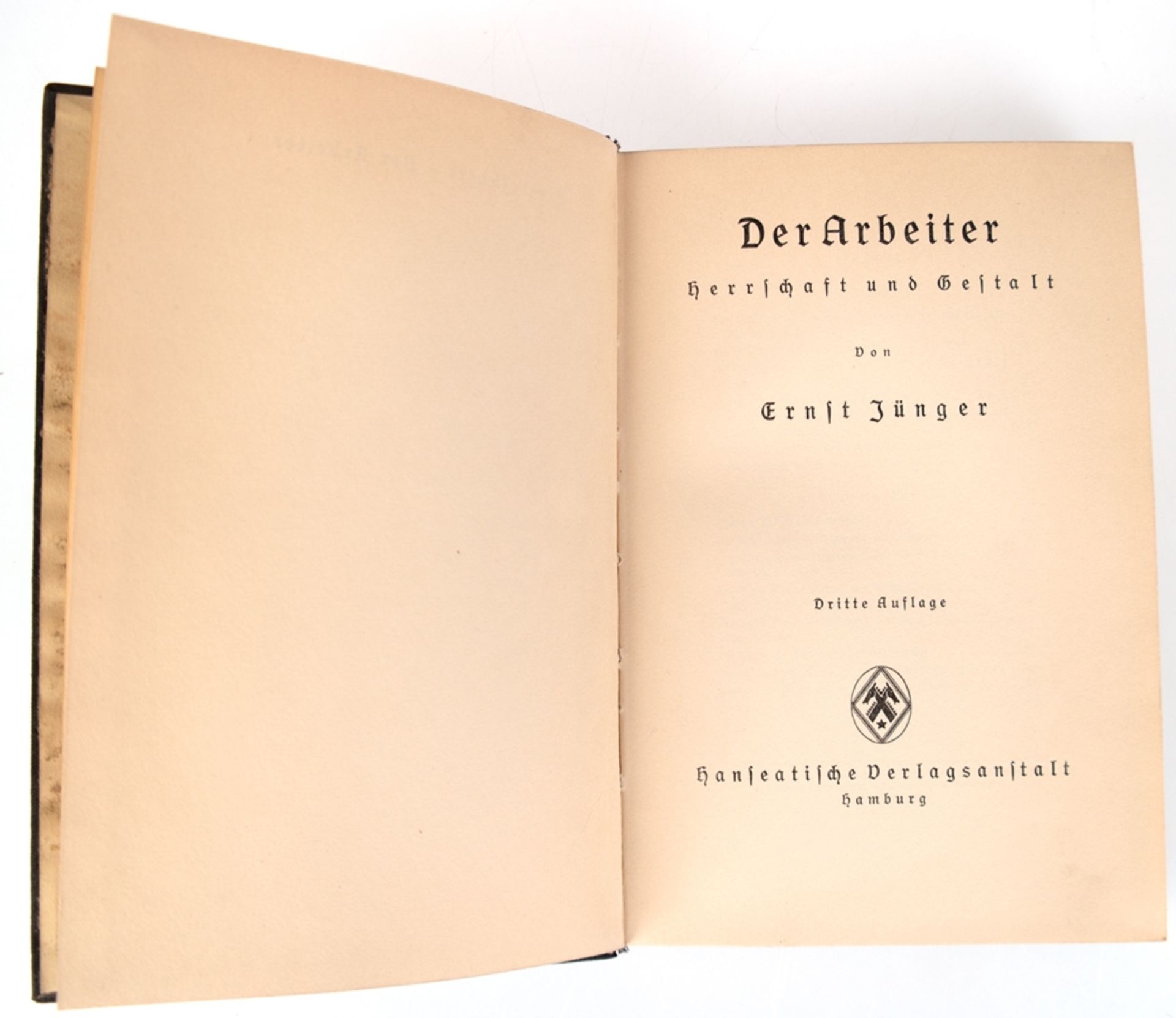 Jünger, Ernst "Der Arbeiter", 1932, Hanseatische Verlagsanstalt Hamburg