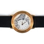 Armbanduhr zum Mauerfall 1989, "Die Neunte" von Juwelier Lorenz, Berlin-Friedenau, Nr. D.N. 110, in