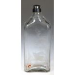 Flasche mit Metallmontierung (lose), H. 18 cm