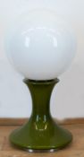 Designer-Tischlampe TA89 von Carlo Nason für Selenova, Italien 1960er Jahre, Glas, runde Milchglask