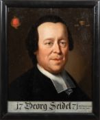 Ihle, Johann Eberhard (1727 Esslingen-1814 Nürnberg)  "Porträt des Georg Seidel",  Öl/Holz, sign. u
