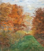 Wieckowski, Zenon (1905-1985, Polnischer Maler) zugeschrieben "Herbstbäume", Öl/ Mp., sign. u.l., 4