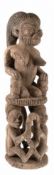 Fruchtbarkeitsfetisch, Afrika, Holz, H. 94 cm, Provenienz: Sammlung van Derks, erworben 1949 (aus d