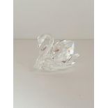 Swarovski crystal Swan with original box. Shipping Group (A).