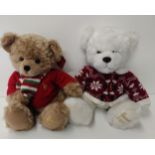 (2) Harrods teddy bears, 2010 & 2012. Shipping Group (A).