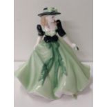 Royal Worcester figurine 'Holly'. Shipping Group (A).