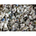 Huge assortment of thimbles. Collection only.