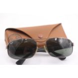 Pair of genuine Ray-Ban RB3445 sunglasses with case. Shipping Group (A).