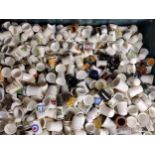 Huge assortment of thimbles. Collection only.