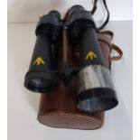 WW2 Barr & Stroud 7x CF.41 Military Naval binoculars, featuring broad arrow mark.  Shipping Group (