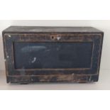 Large vintage wooden tool box. Collection only.