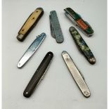 7 collectable penknives. Shipping Group (A).