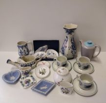 Large selection of chinaware to include Delft, Royal Worcester and Wedgewood. Collection only.