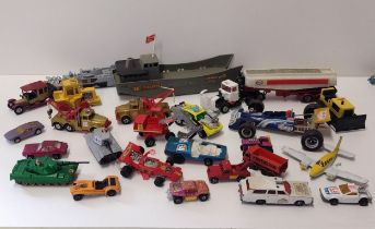 Assortment of 1970's and later diecast model vehicles. Shipping Group (A).