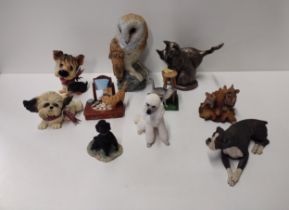 Selection of animal figures to include Border Fine Arts etc. Collection only.