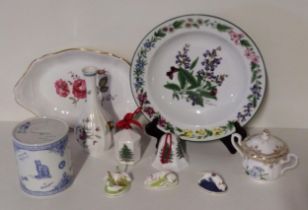Assorted chinaware to include Royal Worcester and Spode  Collection only.