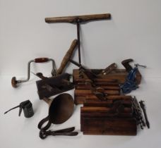 Good selection of vintage hand tools. Collection only.