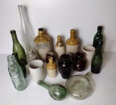 Good selection of collectable bottles and earthenware jars. Collection only.