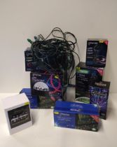 Selection of Christmas lights suitable for indoor/outdoor. Collection only.