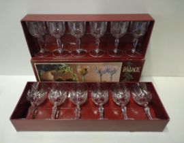 (12) Italian wine glasses. Collection only.