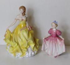 2 Royal Doulton figurines. Collection only.