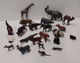 Quantity of vintage lead animals. Shipping Group (B).